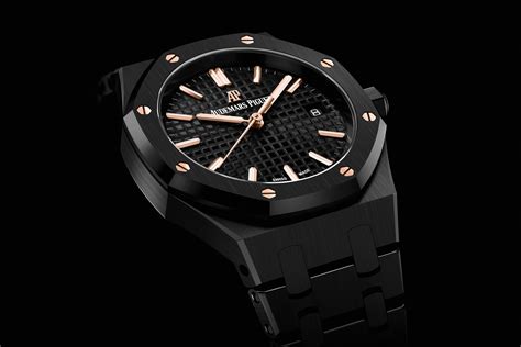 audemars piguet black royal oak